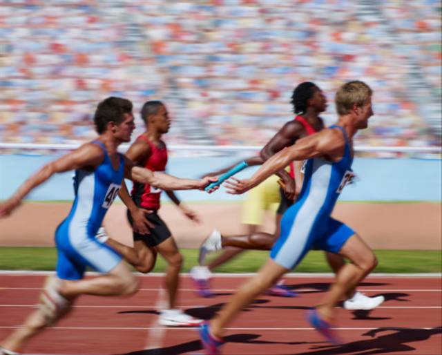 Panjang lintasan pergantian tongkat estafet. Foto: Unsplash