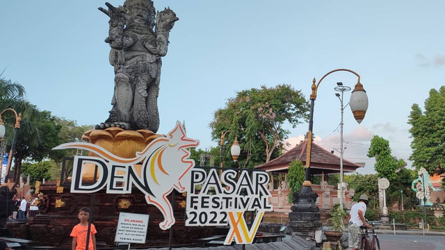 Patung Catur Muka Denpasar akan menjadi lokasi utama Denpasar Festival 2022 - IST