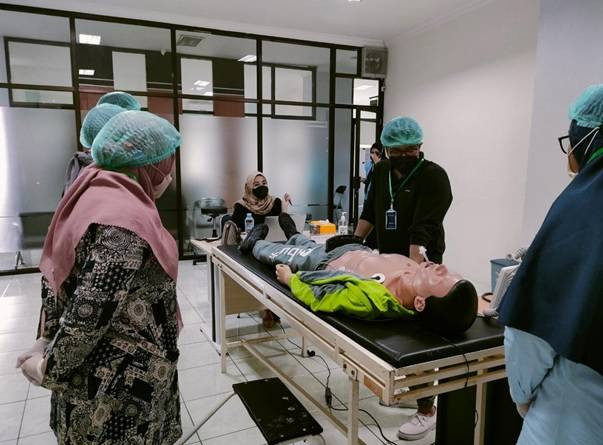 Acara pelatihan kegawatdaruratan bagi dokter umum oleh IKA FK UNISMA. Foto/IKA FK UNISMA