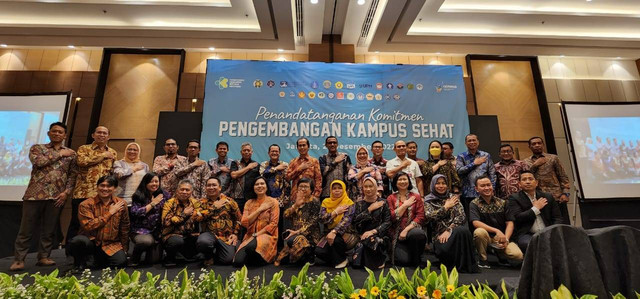 Foto Kegiatan Program Kemenkes Komitmen Kampus Sehat. Sumber: Kehumasan UMMU