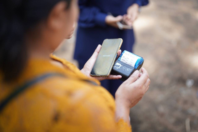 E-ticket telah diterapkan untuk pengunjung  Wana Wisata Hutan Pinus Glagalinggah, Desa Kintamani, Kecamatan Kintamani, Bali - IST