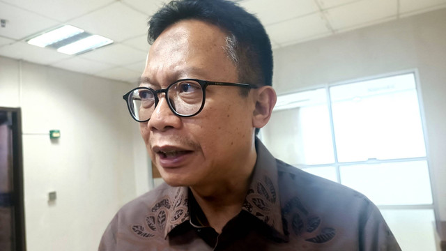 Plt Kepala Bappebti Didid Noordiatmoko saat menghadiri perjanjian kerja sama dengan Dukcapil, Kamis (22/12/2022). Foto: Ghinaa Rahmatika/kumparan
