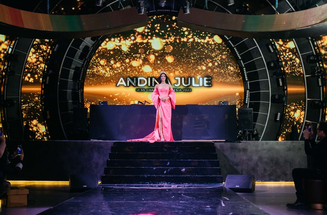 Top 10 Miss Grand International 2022, Andina Julie. Foto: Istimewa