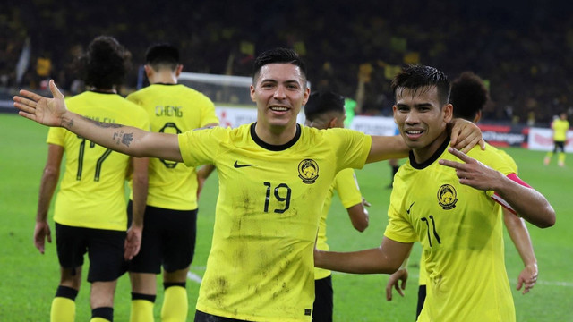 Malaysia vs Laos di Piala AFF 2022, di Stadion Bukit Jalil Malaysia, Sabtu (24/12/2022). Foto: Twitter/@FAM_Malaysia