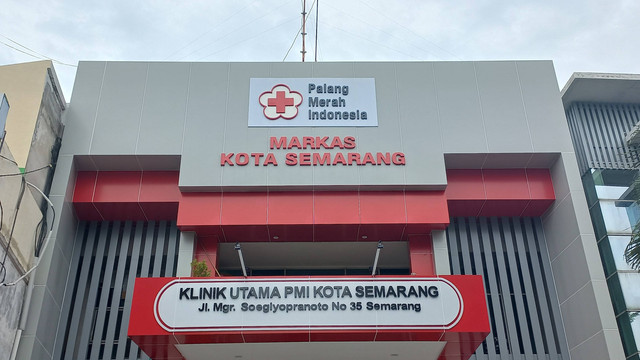 Markas PMI Kota Semarang. Foto: Intan Alliva/kumparan