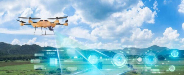Ilustrasi drone (Sumber : https://www.shutterstock.com/)