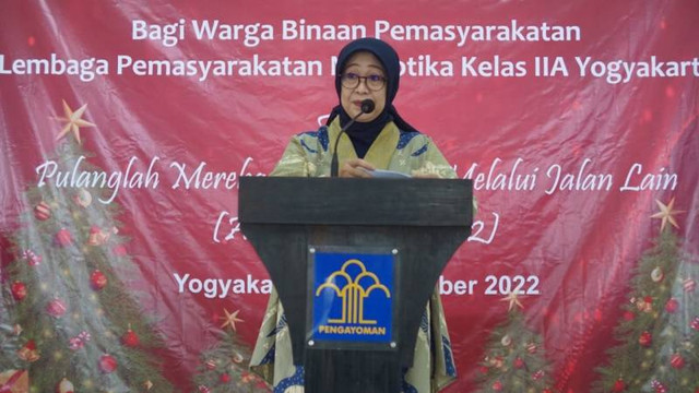 Kepala Divisi Pemasyarakatan Kanwil Kemenkumham DIY, Gusti Ayu Putu Suwardani. Foto: Kemenkumham DIY