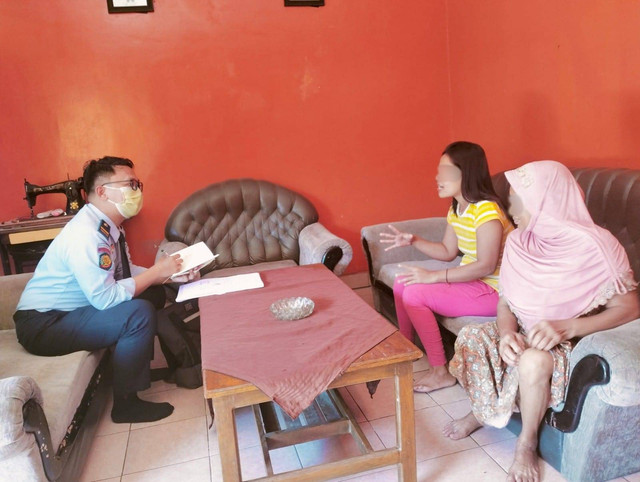 PK Bapas Nusakambangan bertemu dengan Keluarga Klien selaku Penjamin