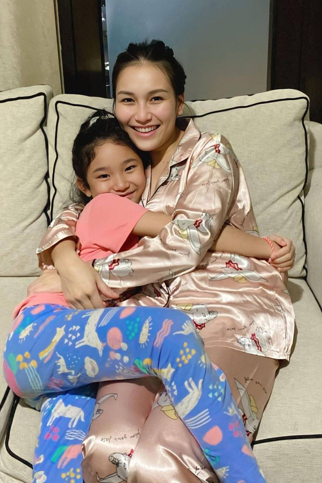 Ayu Ting Ting rayakan ulang tahun anak. Foto: Instagram/@ayutingting92