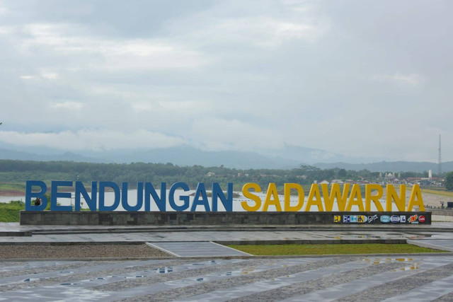 Bendungan Sadawarna di Kabupaten Sumedang, Jawa Barat. Foto: Dok. Pemprov Jabar