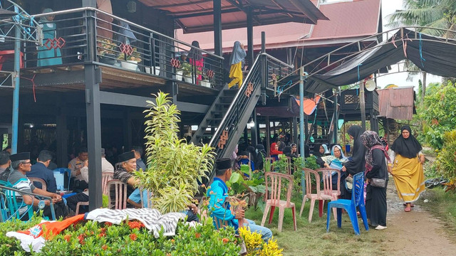 Suasana rumah usai Muh. Rasul meninggal dunia.