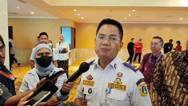 Kepala Dinas Perhubungan DKI Jakarta Syafrin Liputo di Hotel Borobudur Jakarta. Foto: Aprilandika Pratama/kumparan