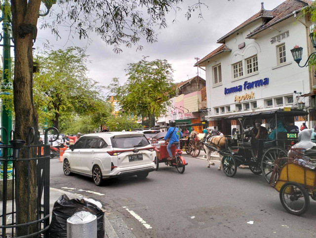 Suasana kawasan Malioboro yang padat wisatawan. Foto: Tugu Jogja