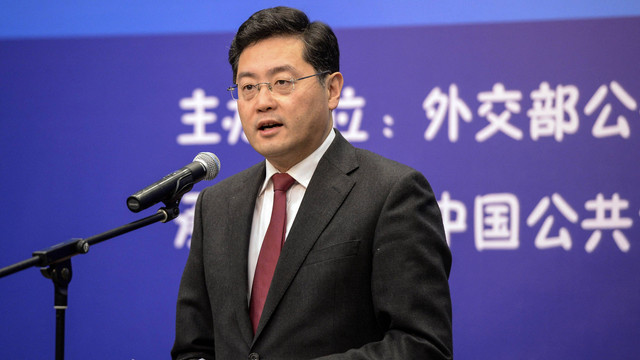Duta Besar China utk AS Qin Gang. Foto: SSP/AFP