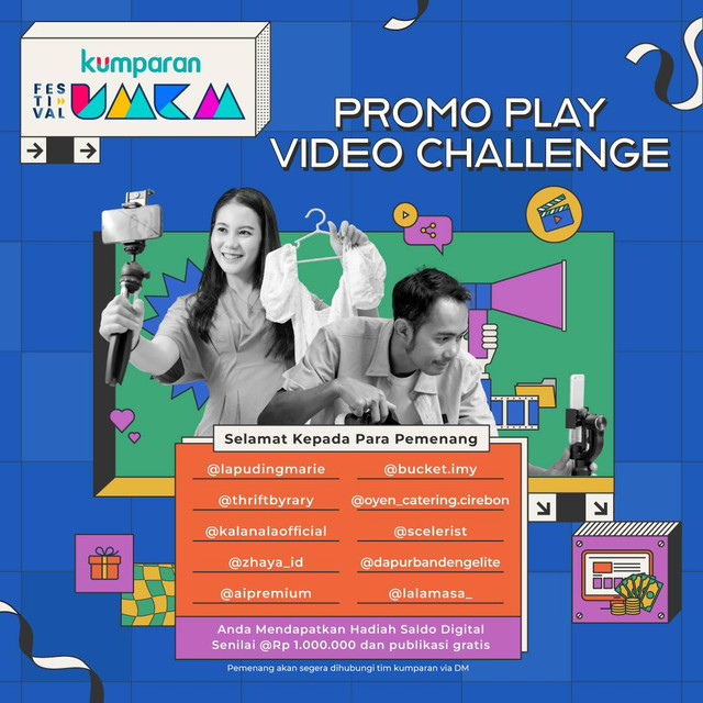 Pemenang kompetisi Promo Play Video Challenge pada 18 Oktober-16 November 2022. Foto: kumparan