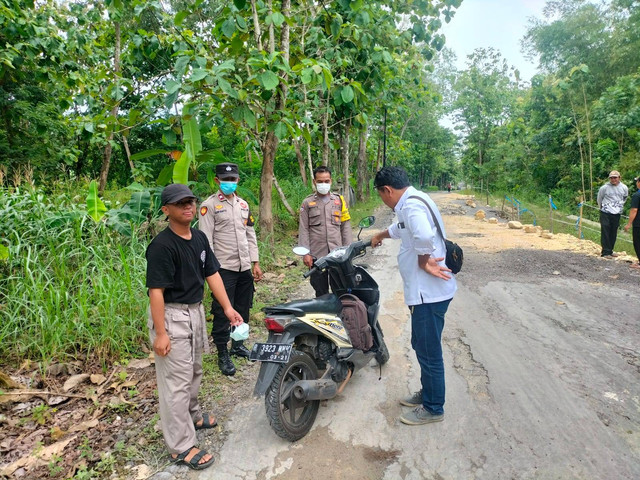 Motor yang dipakai pelajar asal Gunungkidul yang jadi korban aksi kejahatan jalanan. 