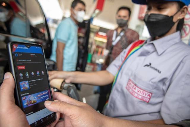 Apa itu password claim Pertamina. Foto: Muhammad Adimaja/ANTARA FOTO