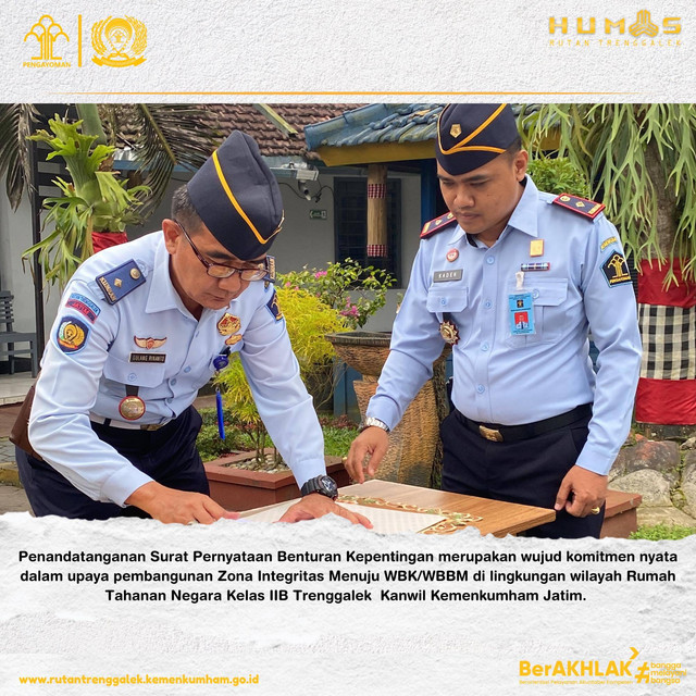 foto dari humas rutan trenggalek