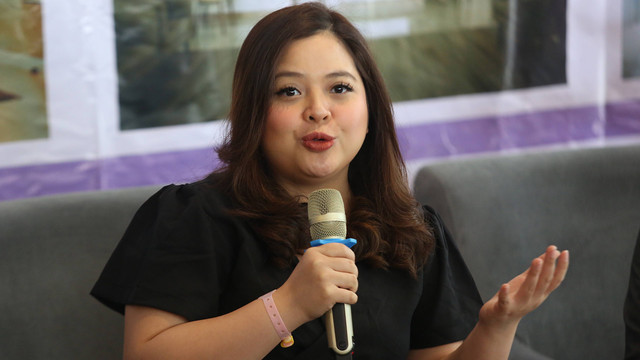 Artis Tasya Kamila aat konferensi pers terkait kelahiran anak keduanya di RS Brawijaya, Jakarta, Rabu, (4/01/2023). Foto: Agus Apriyanto