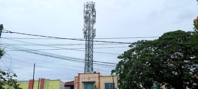 Tower tempat EL meloncat. (Foto: ist/Batamnews)
