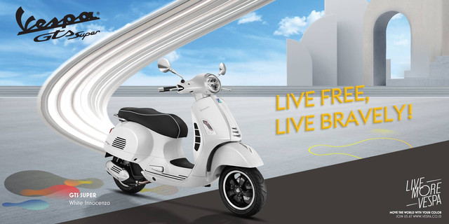 Daftar harga Vespa Matic 2023. Foto: dok. Vespa