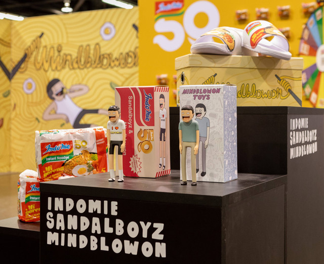 Collab bareng Tahilalats dan Sandalboyz, Indomie hasilkan #Kolaboramie yang unik, keren, dan cocok untuk kamu koleksi. Foto: dok. Indomie
