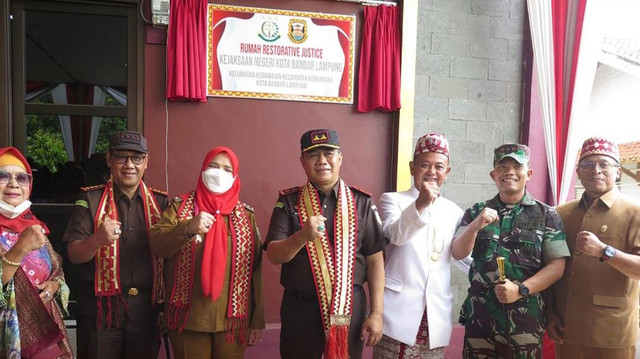 Rumah Restorative Justice di Bandar Lampung. | Foto : dok Kejari Bandar Lampung