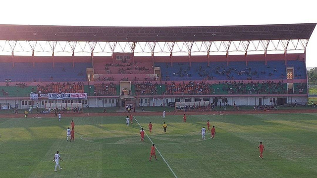 Ilustrasi pertandingan di Stadion Sultan Agung Bantul. Foto: Instagram/@sultanagungstadium