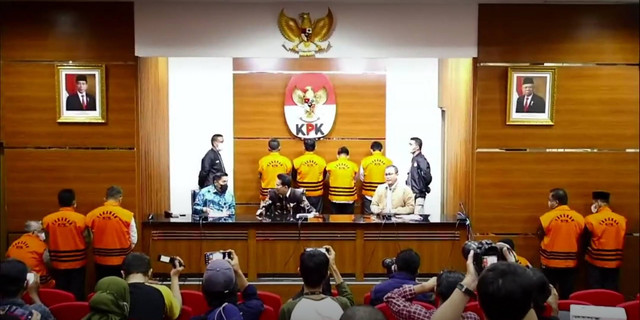 Pengumuman penahanan tersangka suap RAPBD Provinsi Jambi/KPK