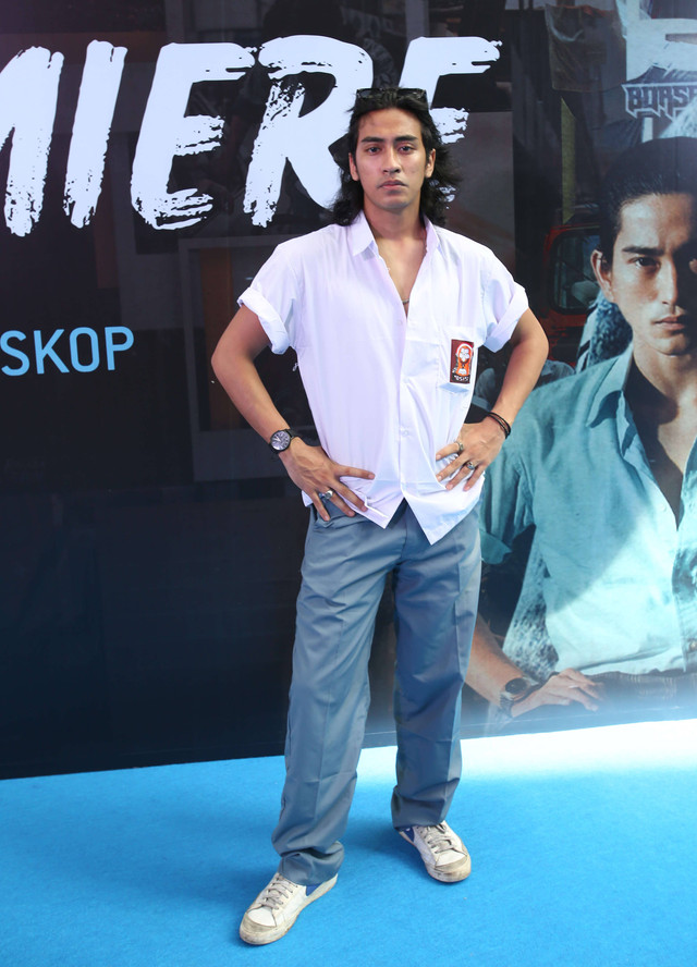 Artis Abidzar Al Ghifari saat konferensi pers film Balada Roy di Epicentrum, Jakarta, Selasa, (10/1/2023). Foto: Agus Apriyanto