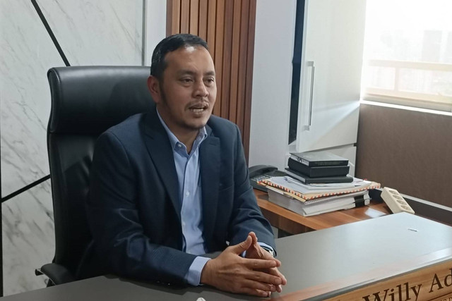 Ketua DPP Partai NasDem Willy Aditya di Komplek Parlemen, Jakarta, Rabu (11/1/2023). Foto: Zamachsyari/kumparan