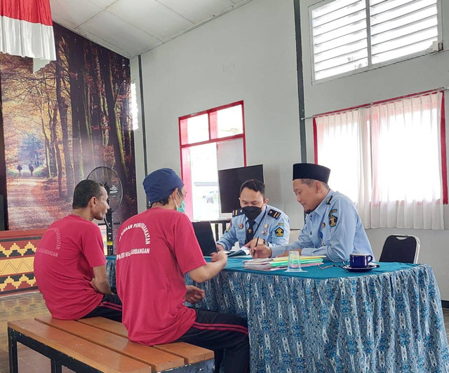 PK Bapas Nusakambangan Laksanakan Litmas Awal dan Lanjutan di Lapas Besi NK