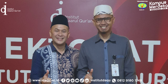 Rektor Idaqu dan Direktur BSI Maslahat, sumber dokumentasi Idaqu