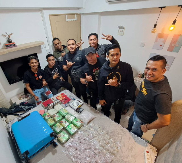 Pengungkapan gudang sabu dan ekstasi. Dok: Istimewa.