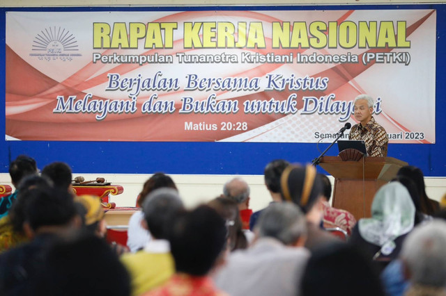 Ganjar Pranowo di acara PETKI Foto: Dok. Istimewa
