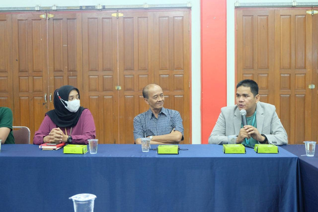 Sambutan dari Bapak Rizky Fauzi S.IKom.,M.IKom selaku Waket 3 Bidang Kerjasama dan Kemahasiswaan