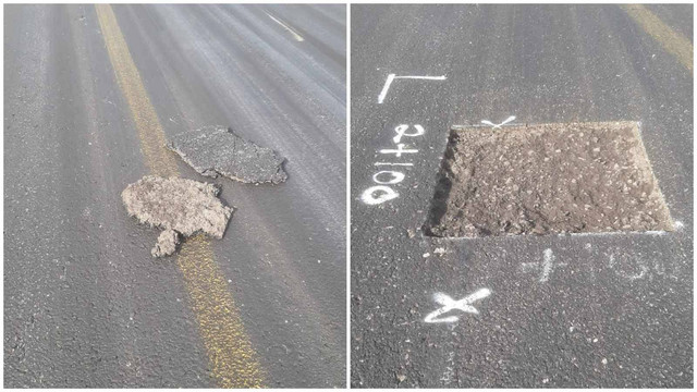 Aspal runway Pangkalan Angkatan Udara (Lanud) Halim Perdanakusuma terkelupas. Foto: Dok. Istimewa