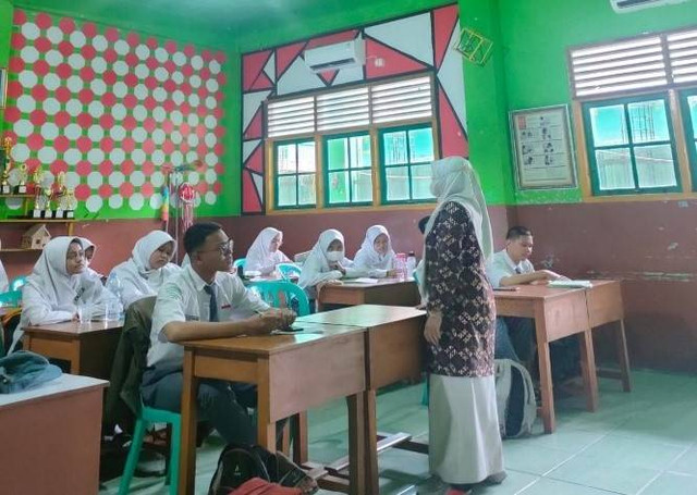 Sosialisasi Penmaru UMY di SMA Muhammadiyah 1 Palembang.