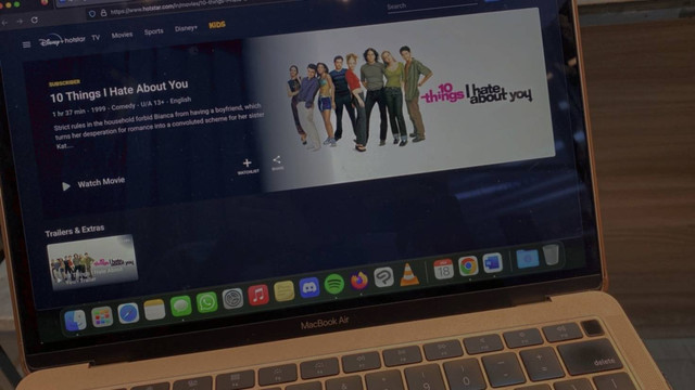 10 Things I Hate About You di Disney+Hotstar (Sumber: Dokumentasi Pribadi)