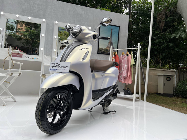 Yamaha Grand Filano Hybrid Connected resmi dijual di Indonesia. Foto: Sena Pratama/kumparan