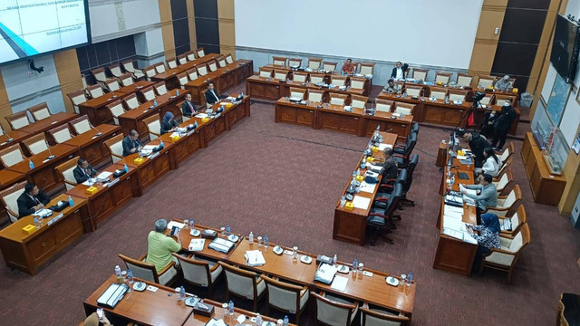 Komisi I gelar fit and proper test calon anggota KPI Pusat 2022-2025. Foto: Annisa Thahira Madina/kumparan