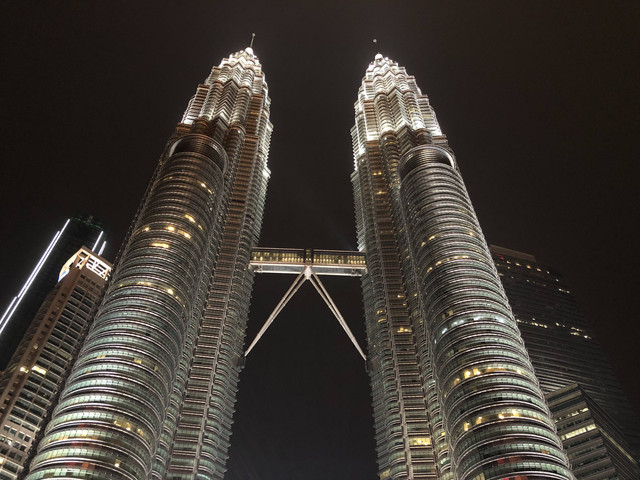 Ilustrasi Tempat Wisata di Kuala Lumpur Malam Hari. Foto: Unsplash/Tyler Mower.
