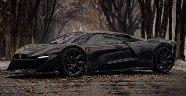 Mobil sport buatan Afghanistan, Mada 9 atau Black Swan. Foto: Instagram/@entopco