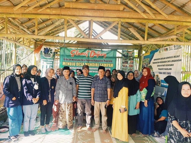 Foto Kegiatan Peresmian Kelompok Wanita Tani (KWT) di Dusun Wonosuko