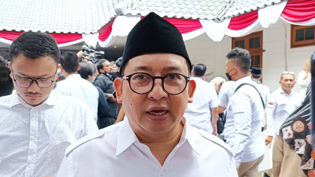 Fadli Zon Waketum Partai Gerindra pada peresmian Sekber Gerindra-PKB, Jakarta, Senin (23/1/2023). Foto: Thomas Bosco/kumparan