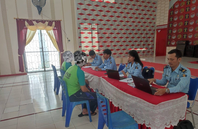 PK Bapas Kelas II Muratara Lakukan Penggalian Data Litmas di Lapas Kelas IIA Lubuklinggau (Sumber: Tim Humas Bapas Muratara)