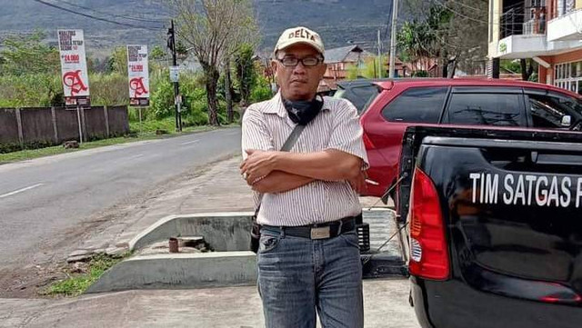 Sony Rizal Taihitu, sopir taksi online yang dibunuh di Depok. Foto: Dok. Istimewa