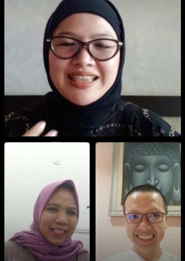 Kajian lintas agama bertema 'Kemanusiaan Penuh Perempuan' perspektif agama Islam dan Buddha, yang digelar Young Buddhist Association bersama studiagama.id.
