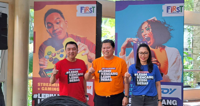 Peluncuran paket #LebihCepatLebihBebas First Media, Jakarta (24/1). Foto: Dok. First Media