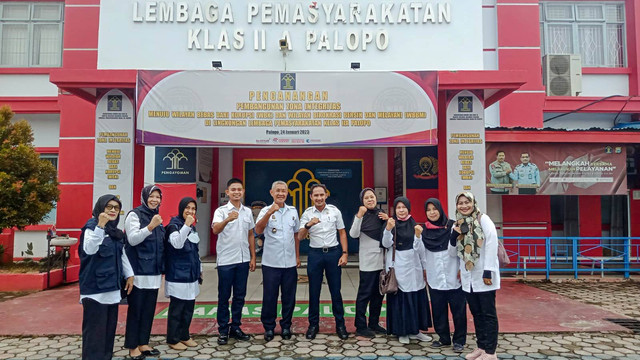 Perkuat Kolaborasi dan Harmonisasi, Lapas Palopo Terima Bantuan Bibit Ikan Nila
